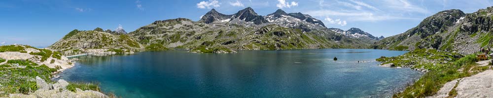 Lac de Cottepens depuis le refuge des Sept Laux