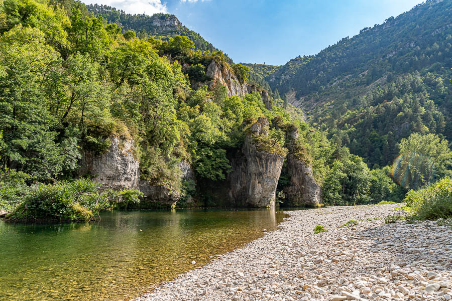 Gorges du Tarn à Saint-Chély