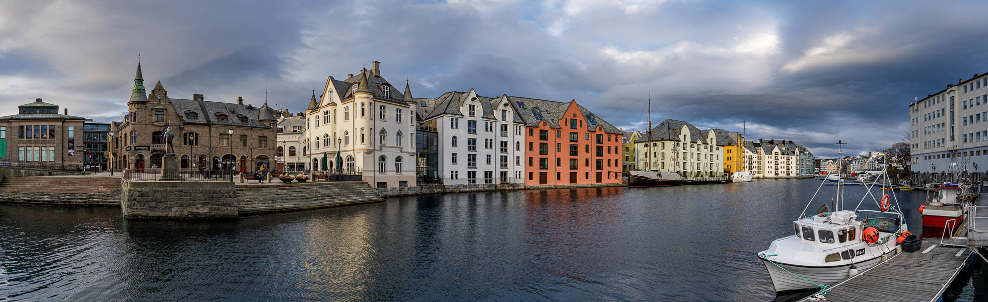 Ålesund : musée Jugendstil, port