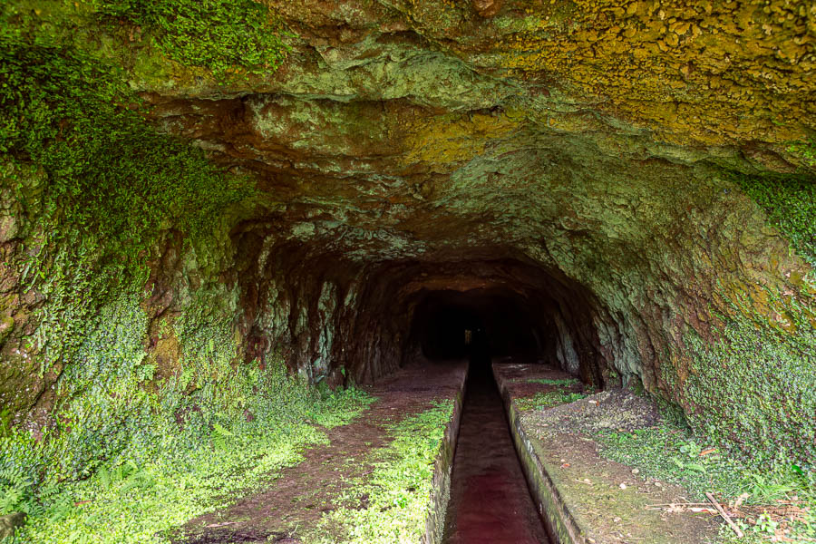 Levada dos Tornos : tunnel