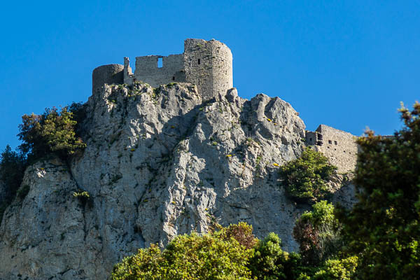 Peyrepertuse : donjon vieux