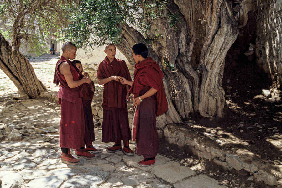 Shigatse : monastère de Tashilhunpo, moines