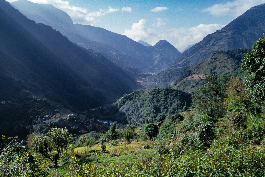 Vallée entre Omye Khola et Yamphudin